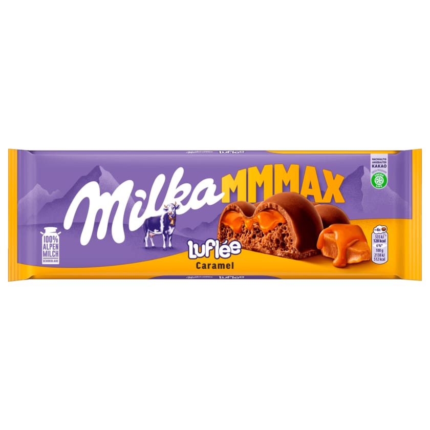 Milka Schokolade Luflée Caramel 250g